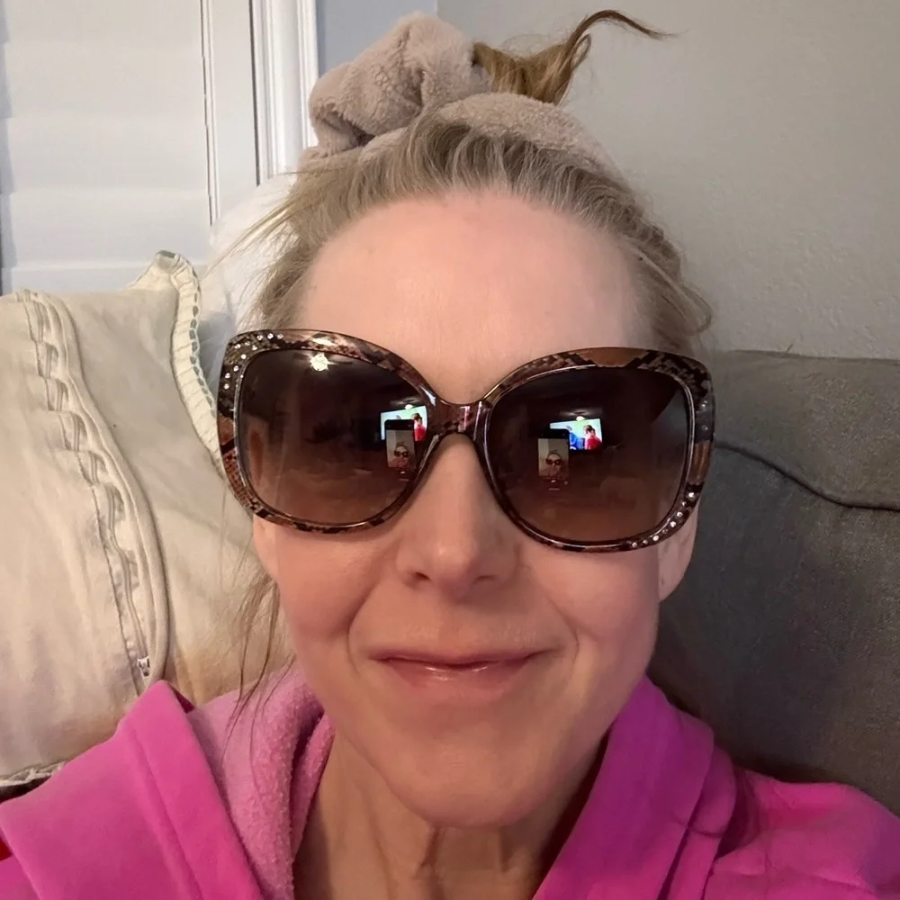 Guess Snake Pattern Tortoise Sunglasses